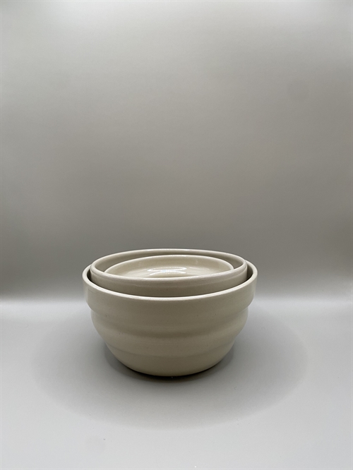 ORLE STUDIO RILLE SKÅL STOR NATUR BLANK